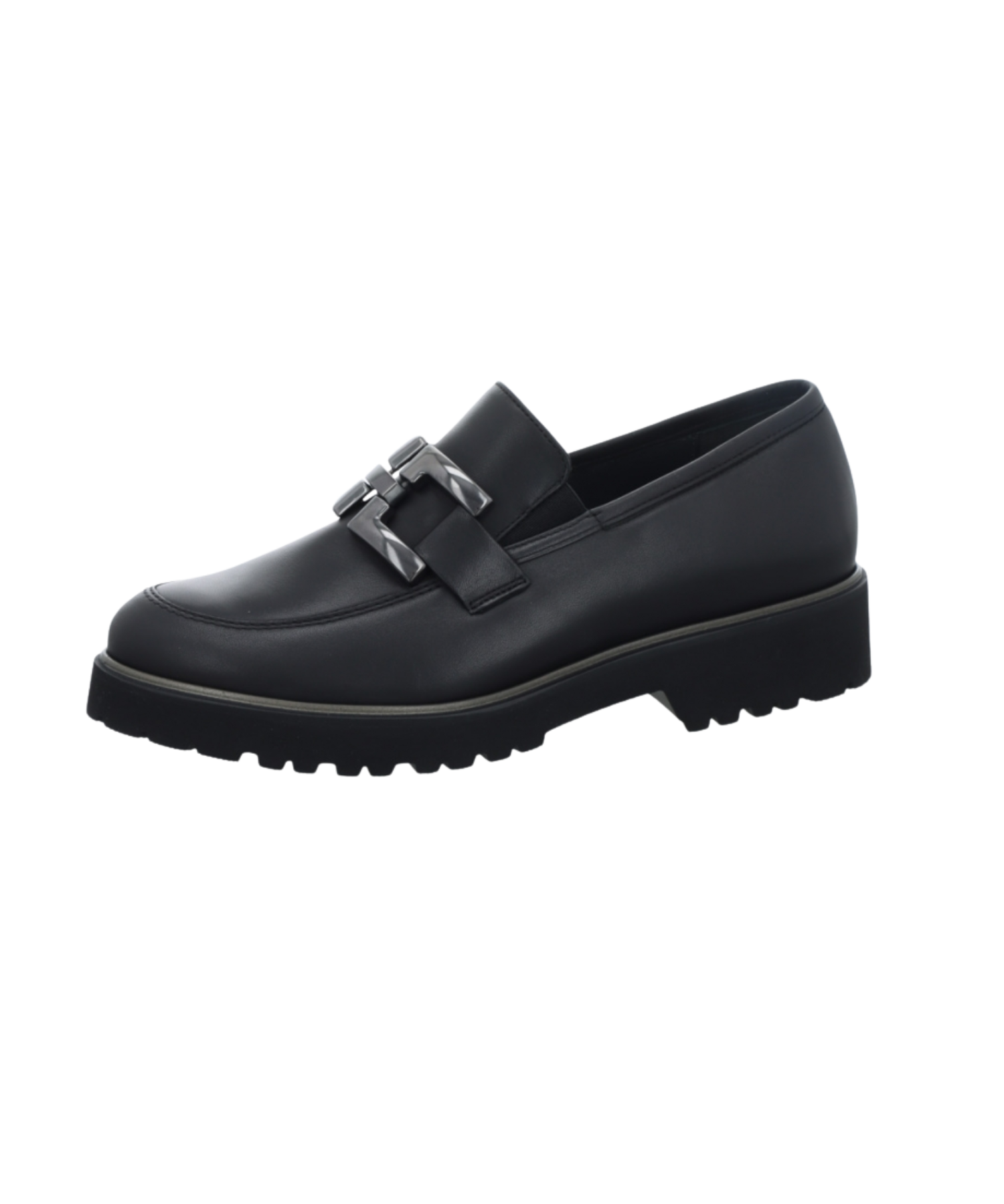 Semler - Sort dame sneakers i ekstra vidde