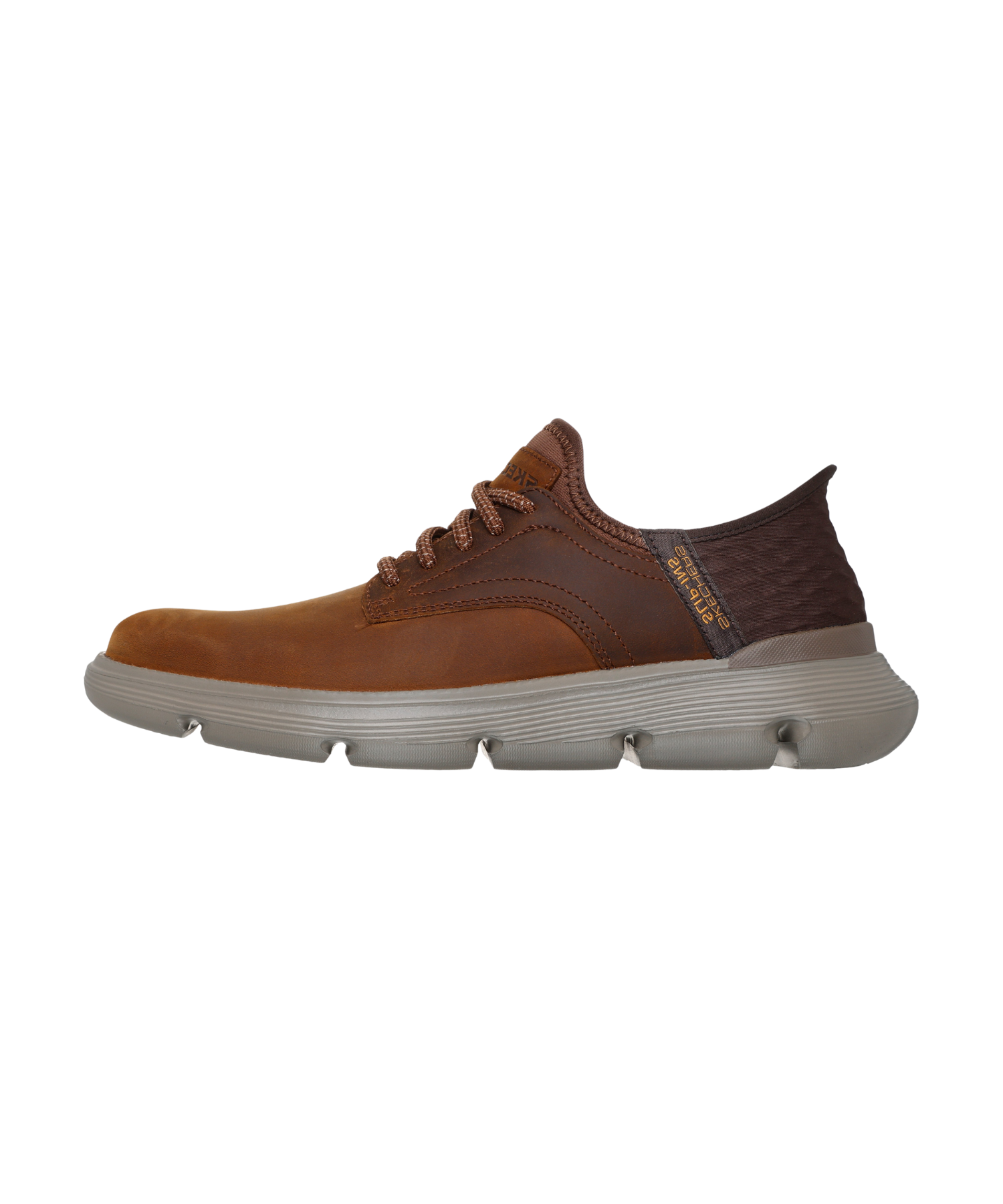 Skechers - Brun herresneakers "slip-in"