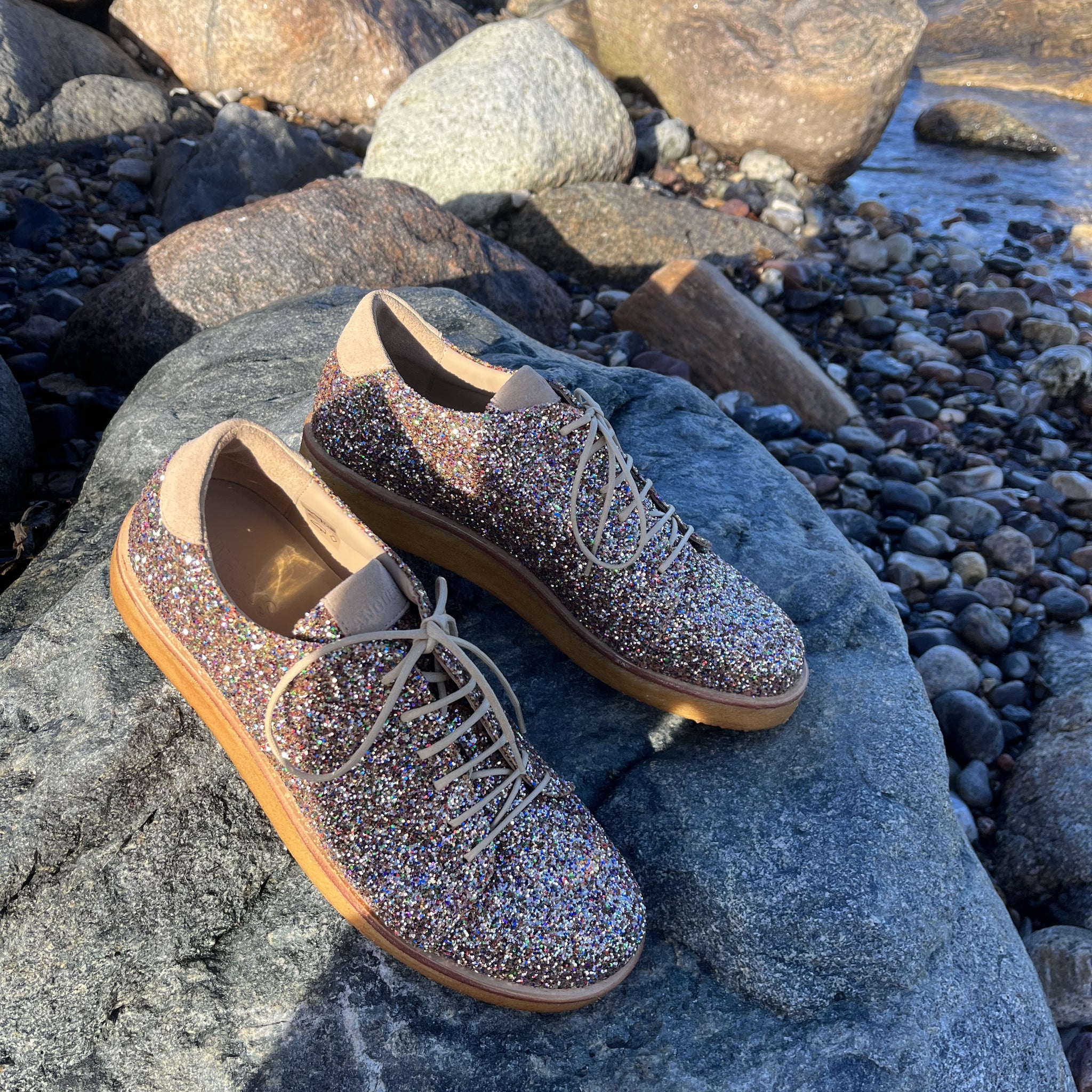 Angulus - Multi glitter sneakers