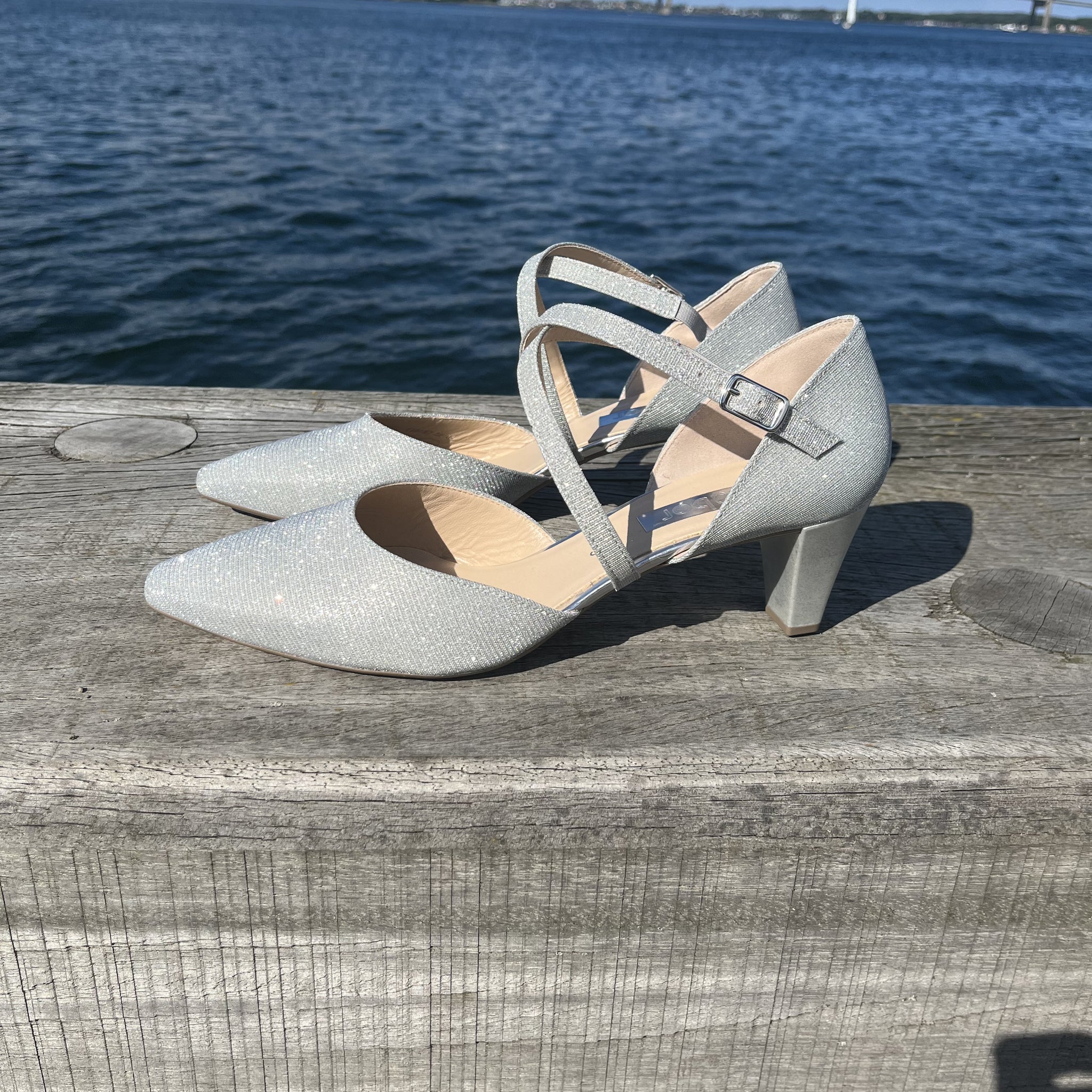 Gabor - Sølv Pumps