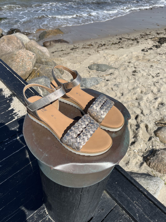 Gabor - Sølv sandal