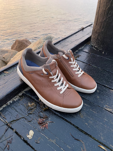 Jomos - Brun læder sneakers