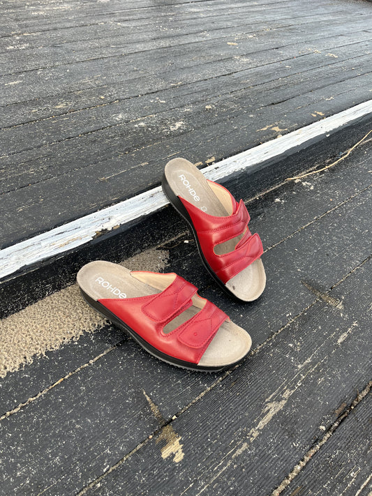 Rohde - rød sandal